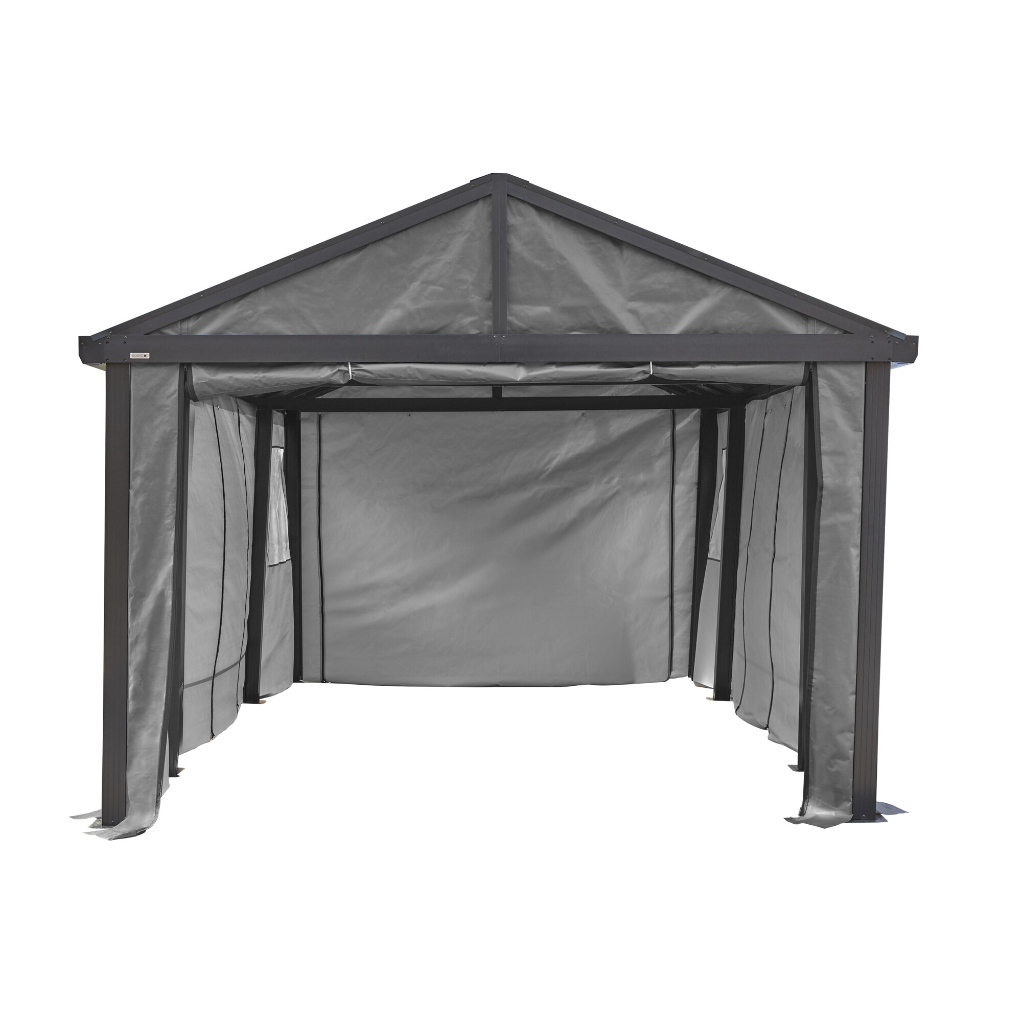 ShelterLogic Sojag, Samara Enclosure Kit 12x20 135-9165845 (Gazebo not incl), Color Gray, Shape Other, Frame Material Fabric, Model# 135-9165845